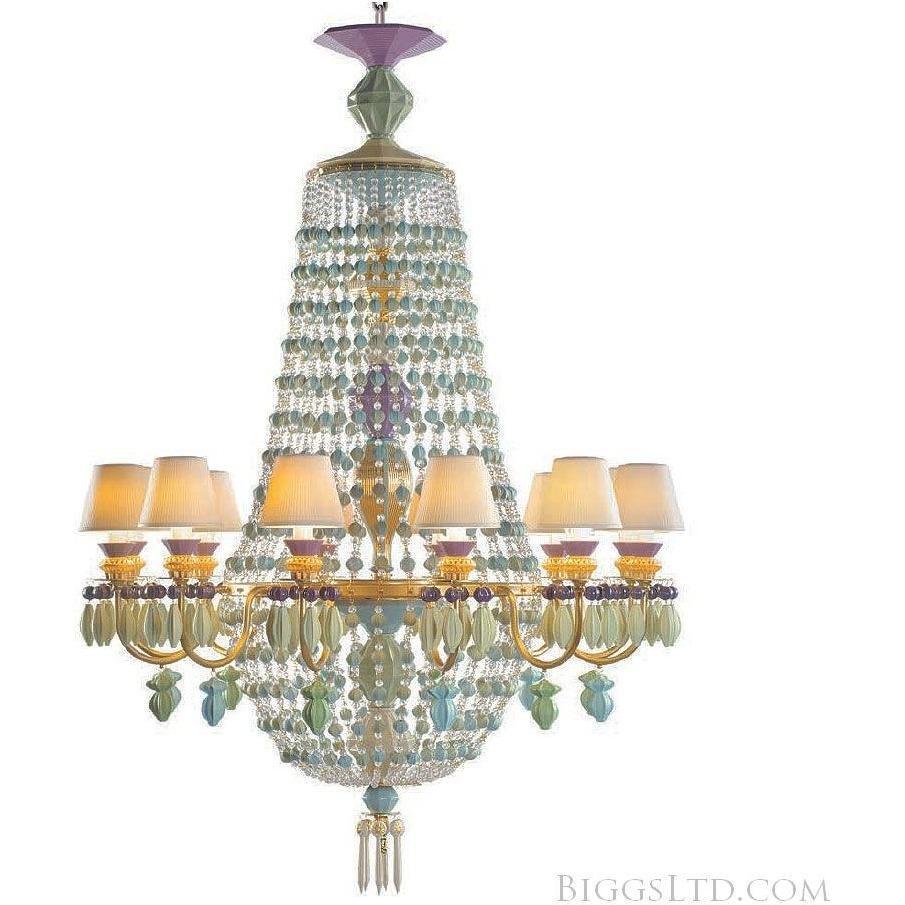 Lladro Winter Palace Chandelier 12 Light Cote D'Azur 01023525