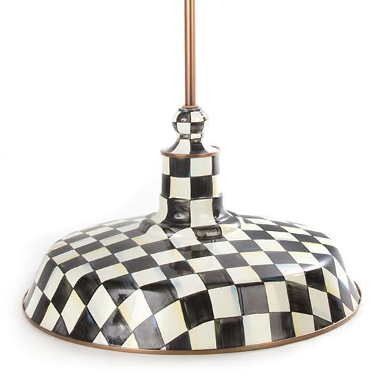 MacKenzie-Childs Courtly Check 18" Barn Pendant Lamp