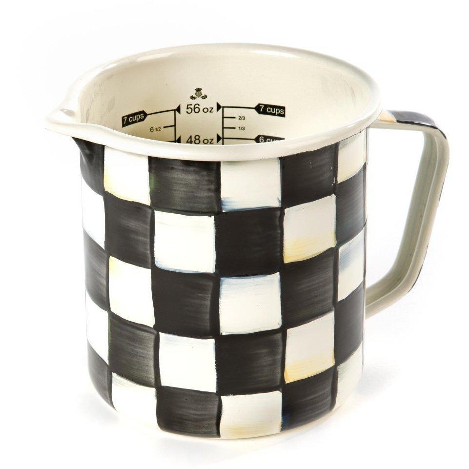 MacKenzie Childs Courtly Check 7 Cup Measuring Cup