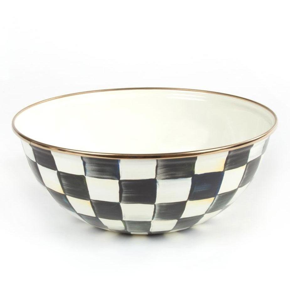 MacKenzie Childs Courtly Check Bowl Medium