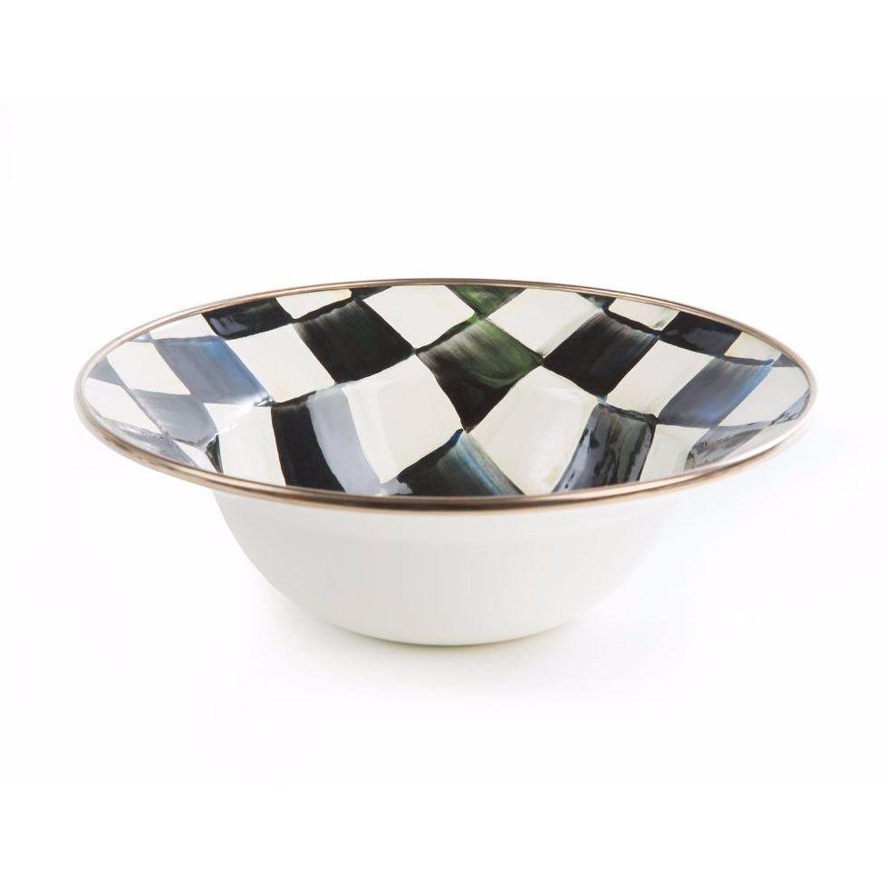 MacKenzie Childs Courtly Check Breakfast Bowl