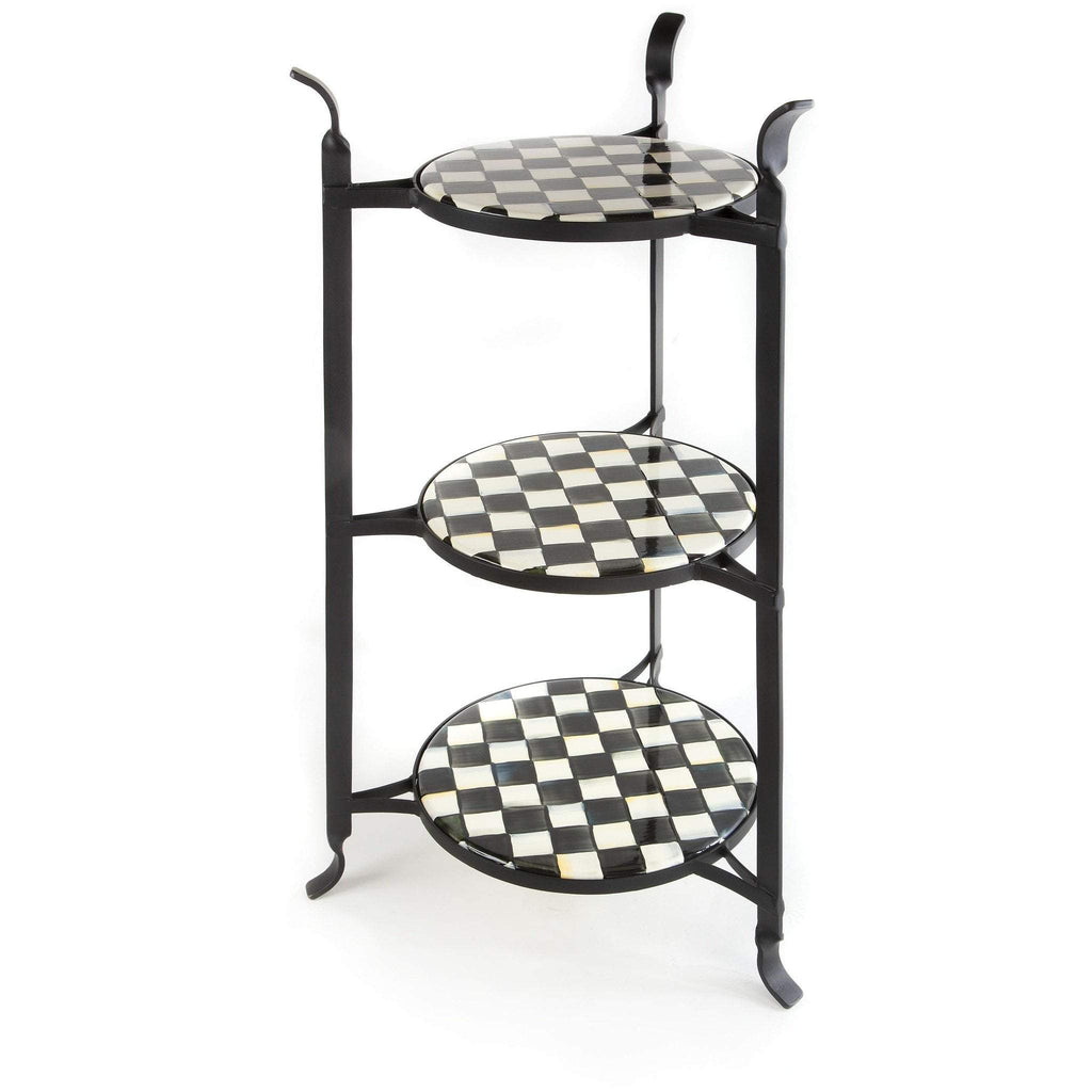MacKenzie Childs Courtly Check Counter Stand