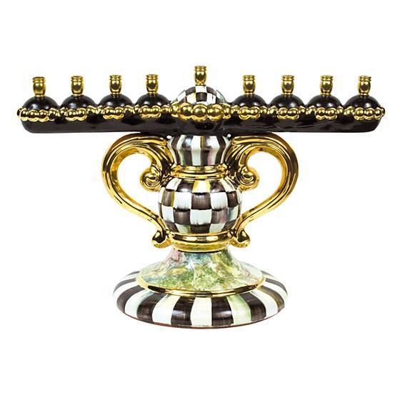 MacKenzie-Childs Courtly Check Menorah