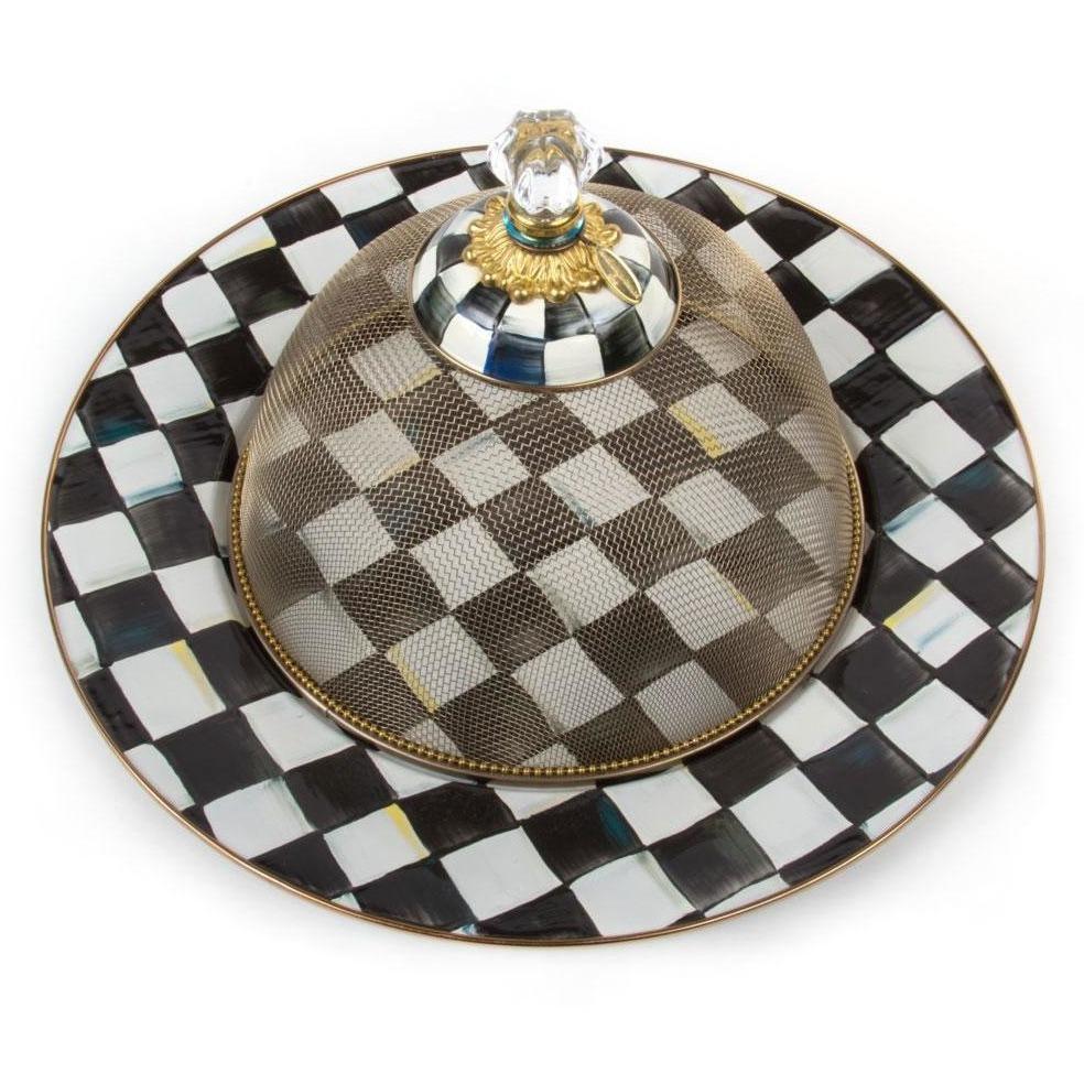MacKenzie Childs Courtly Check Mesh Dome Small
