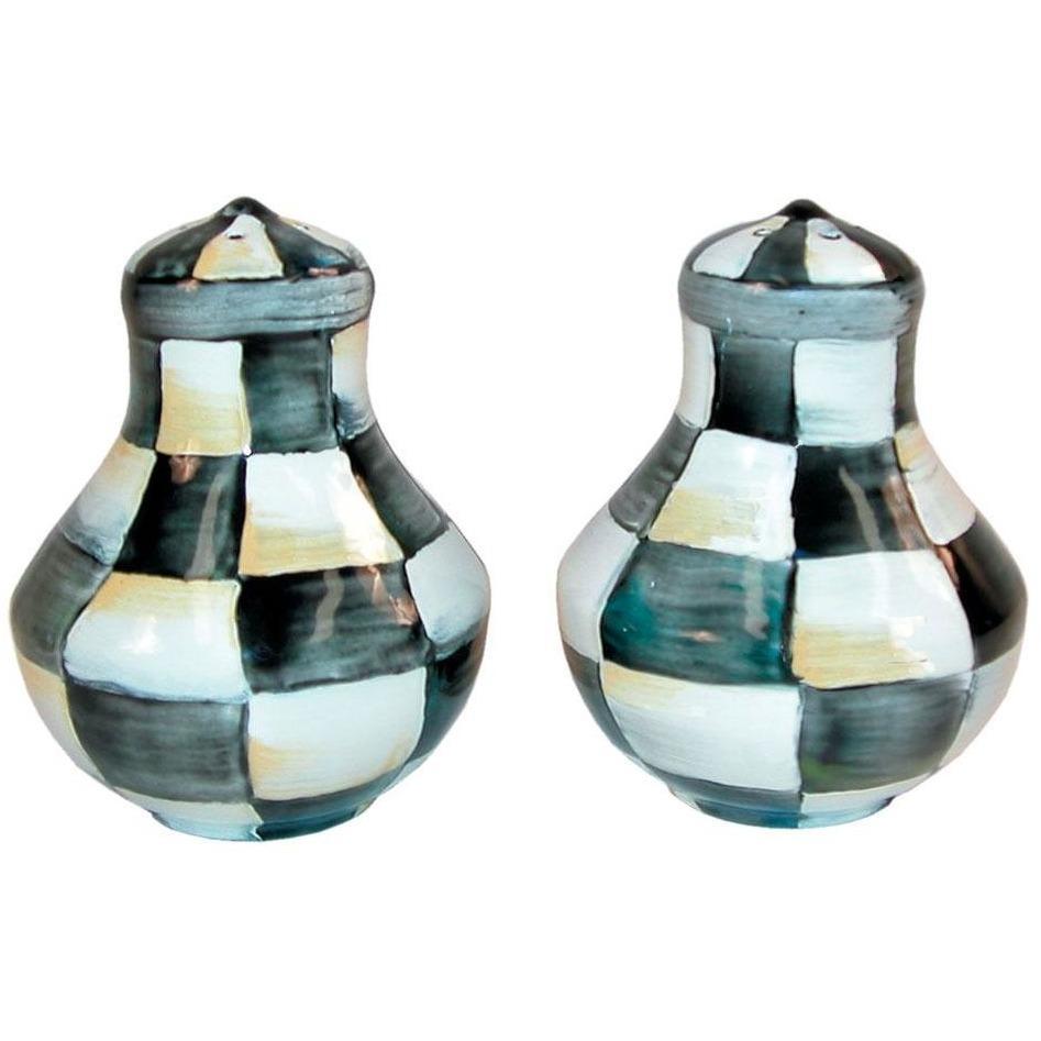 MacKenzie Childs Courtly Check Salt & Pepper
