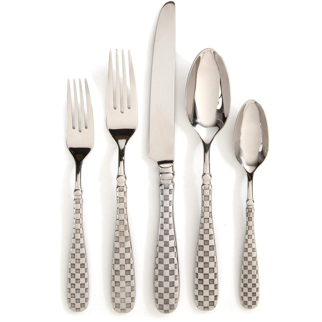 MacKenzie Childs Courtly Check Silver Flatware