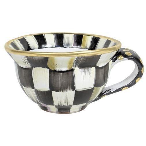 MacKenzie Childs Courtly Check Tea Cup