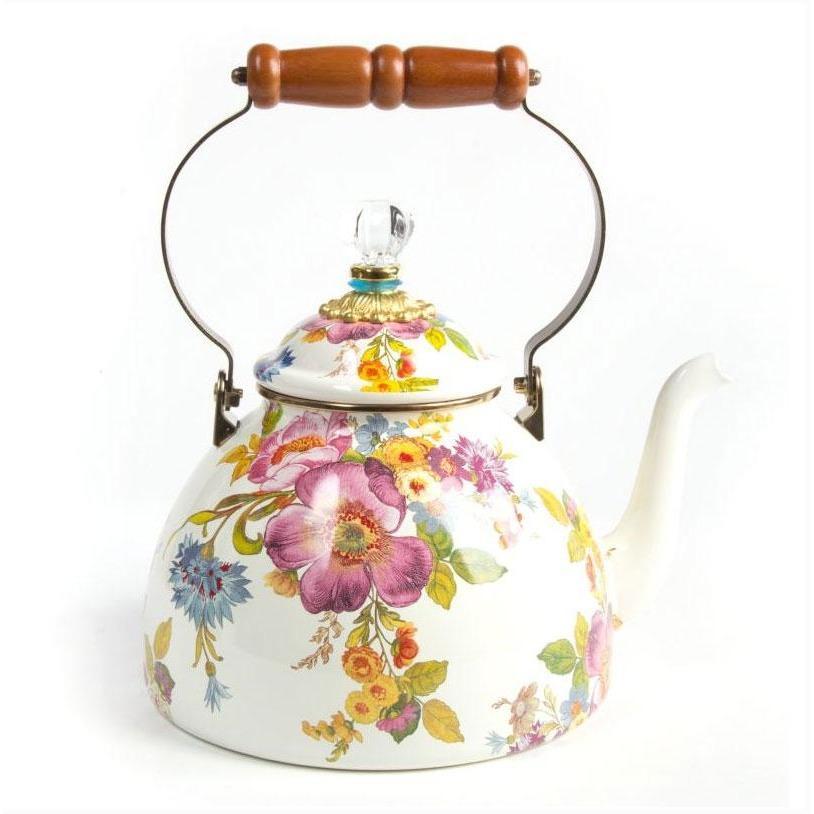 MacKenzie Childs Flower Market 3 Quart Tea Kettle