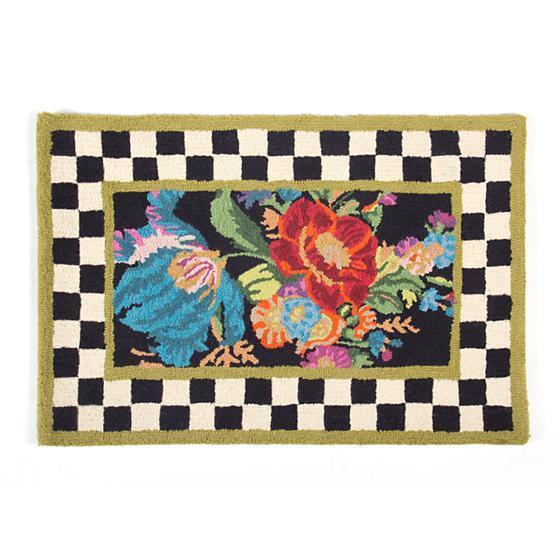 MacKenzie Childs Flower Market Rug 2 Ft x 3 Ft