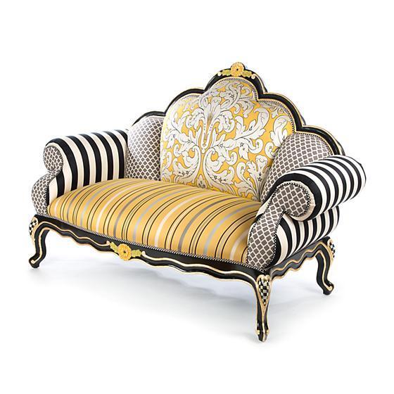 MacKenzie-Childs Queen Bee Loveseat