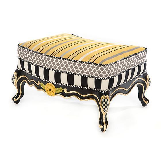 MacKenzie-Childs Queen Bee Ottoman