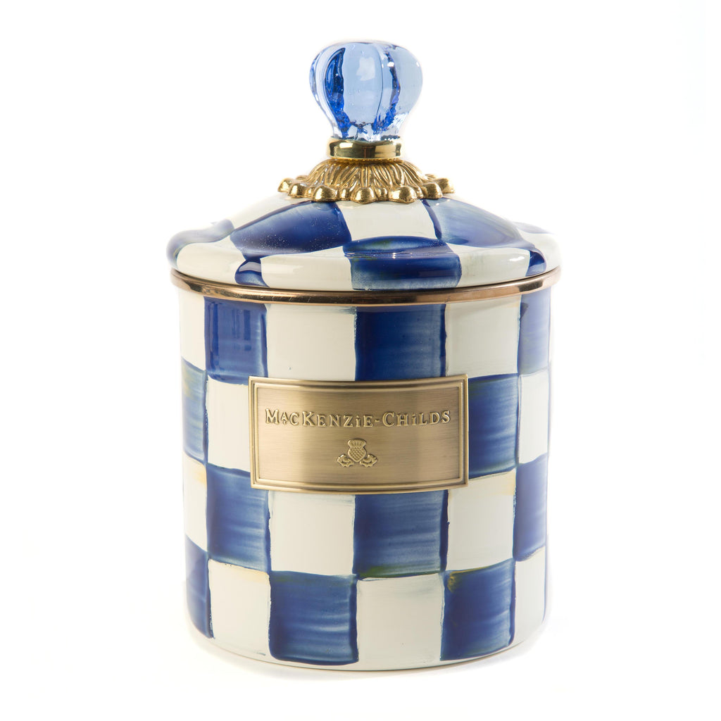 Mackenzie Childs Royal Check Canister Small 89224-240