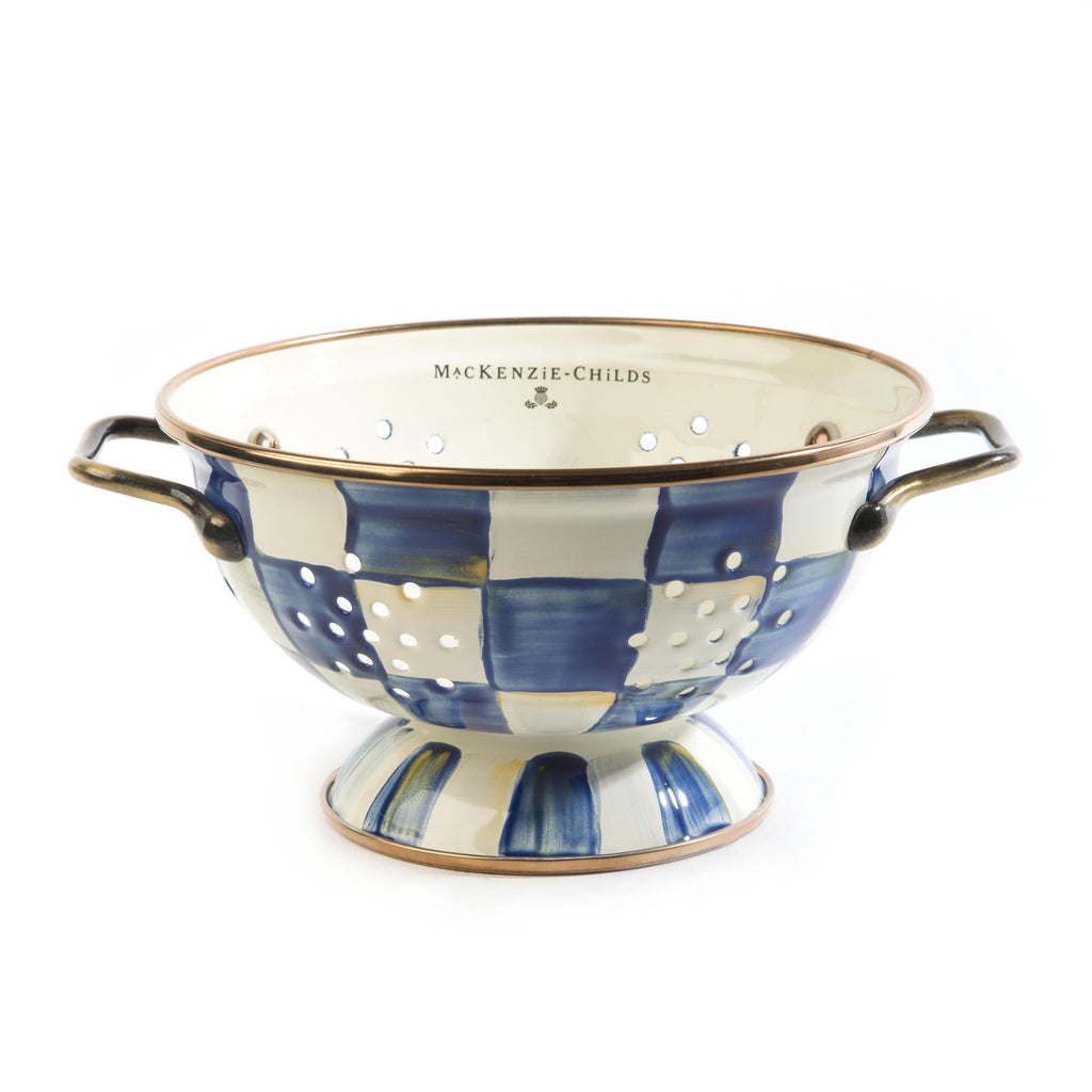 Mackenzie Childs Royal Check Colander Small 89233-240