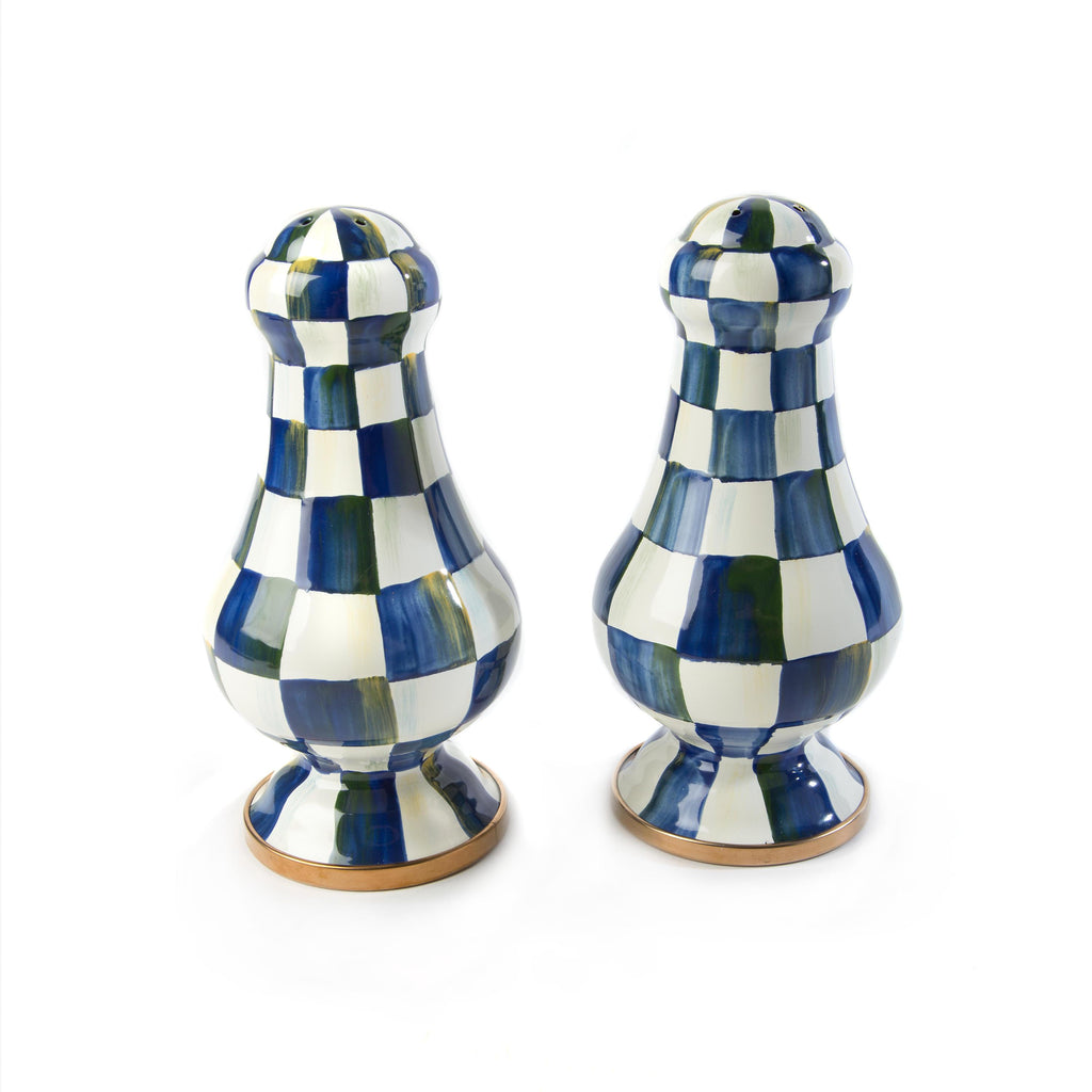Mackenzie Childs Royal Check Large Salt and Pepper 89242-240