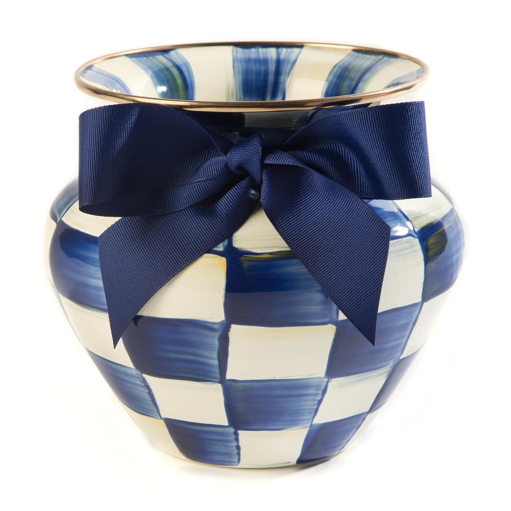 Mackenzie Childs Royal Check Large Vase 89821-240