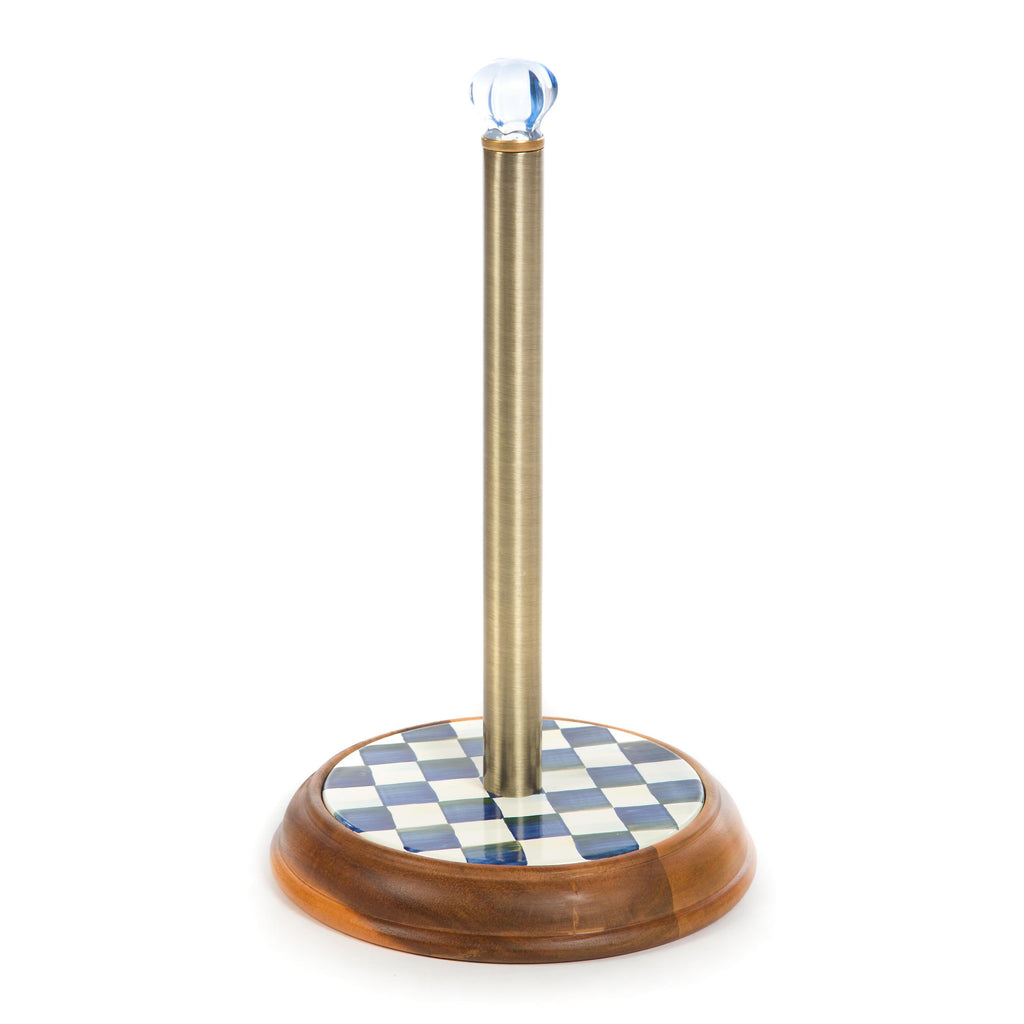 Mackenzie Childs Royal Check Paper Towel Holder 89231-240W