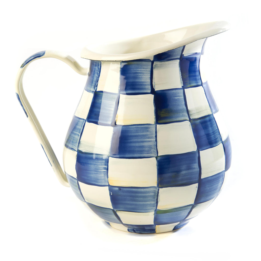 Mackenzie Childs Royal Check Pitcher 89238-240