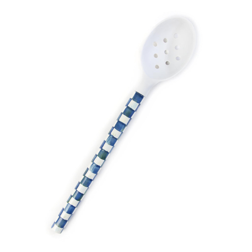 Mackenzie Childs Royal Check Slotted Spoon 32210-240
