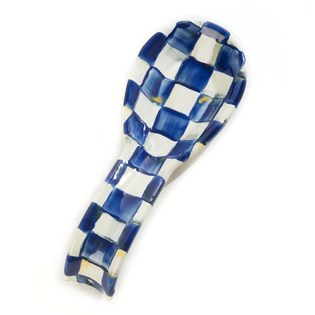 Mackenzie Childs Royal Check Spoon Rest 89411-240