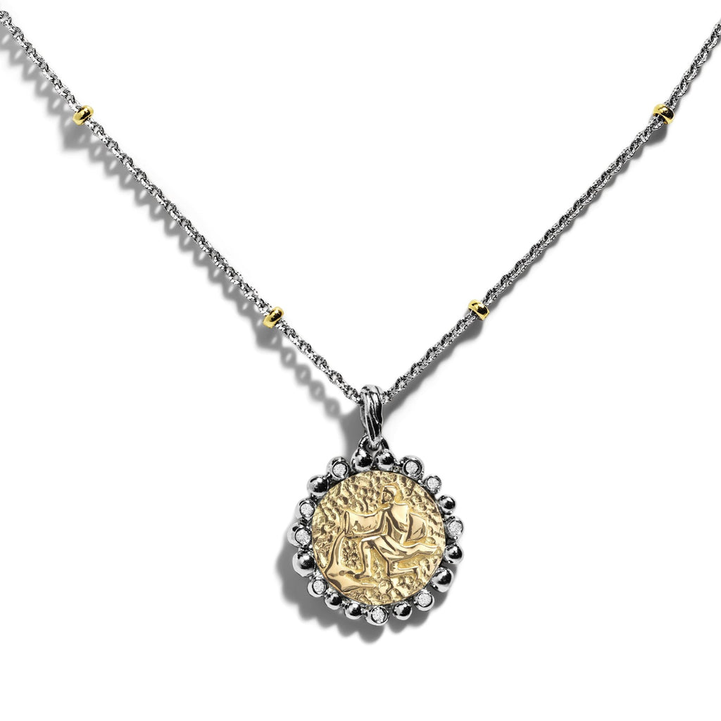 Michael Aram Aquarius Zodiac Pendant with Diamonds 530813740DI