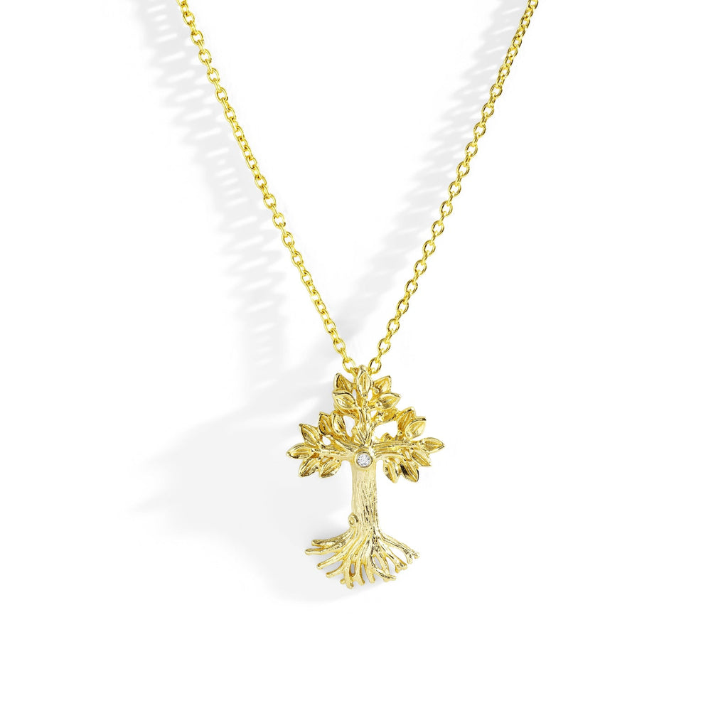 Michael Aram Armenian Tree of Life 25mm Cross Pendant Necklace with Diamonds 531807490DI