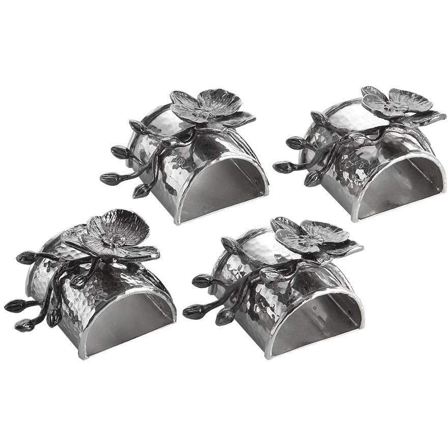 Michael Aram Black Orchid Napkin Ring Set 110834