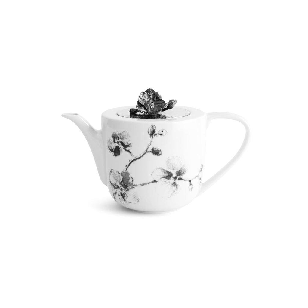 Michael Aram Black Orchid Porcelain Teapot 110888