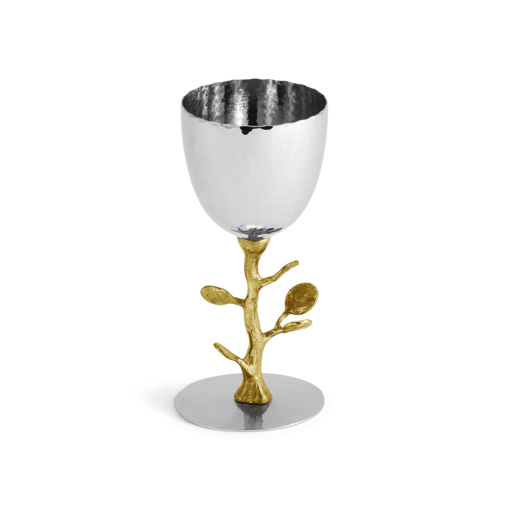 Michael Aram Botanical Leaf Gold Kiddush Cup 112399