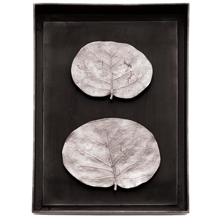 Michael Aram Botanical Leaf Shadow Box Antique Nickel 176063