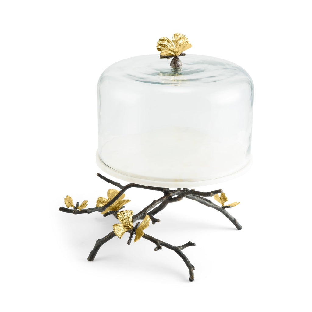 Michael Aram Butterfly Ginkgo Cake Stand & Dome 175886