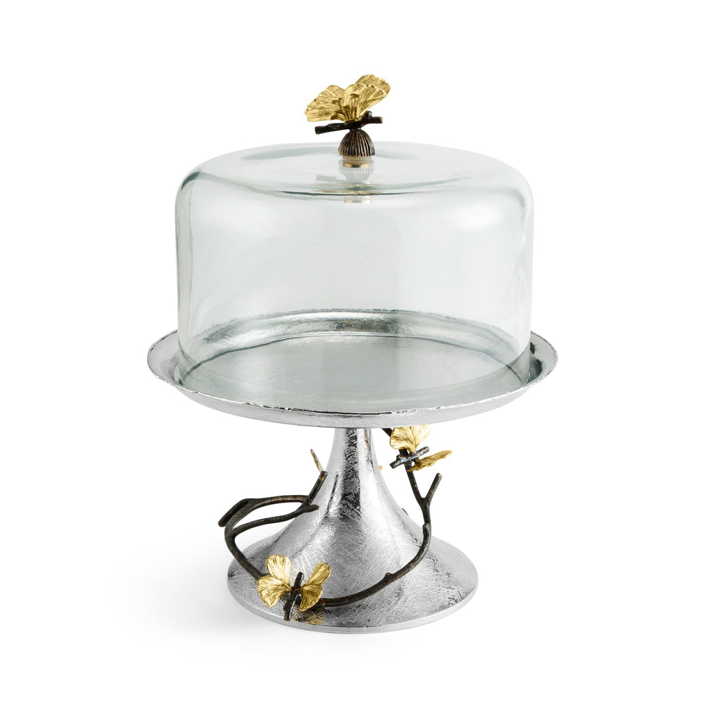 Michael Aram Butterfly Ginkgo Pastry Dish & Dome 175885