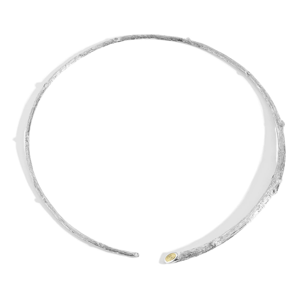Michael Aram Enchanted Forest Collar & Diamonds in Sterling Silver & 18K Yellow Gold 532806520DI