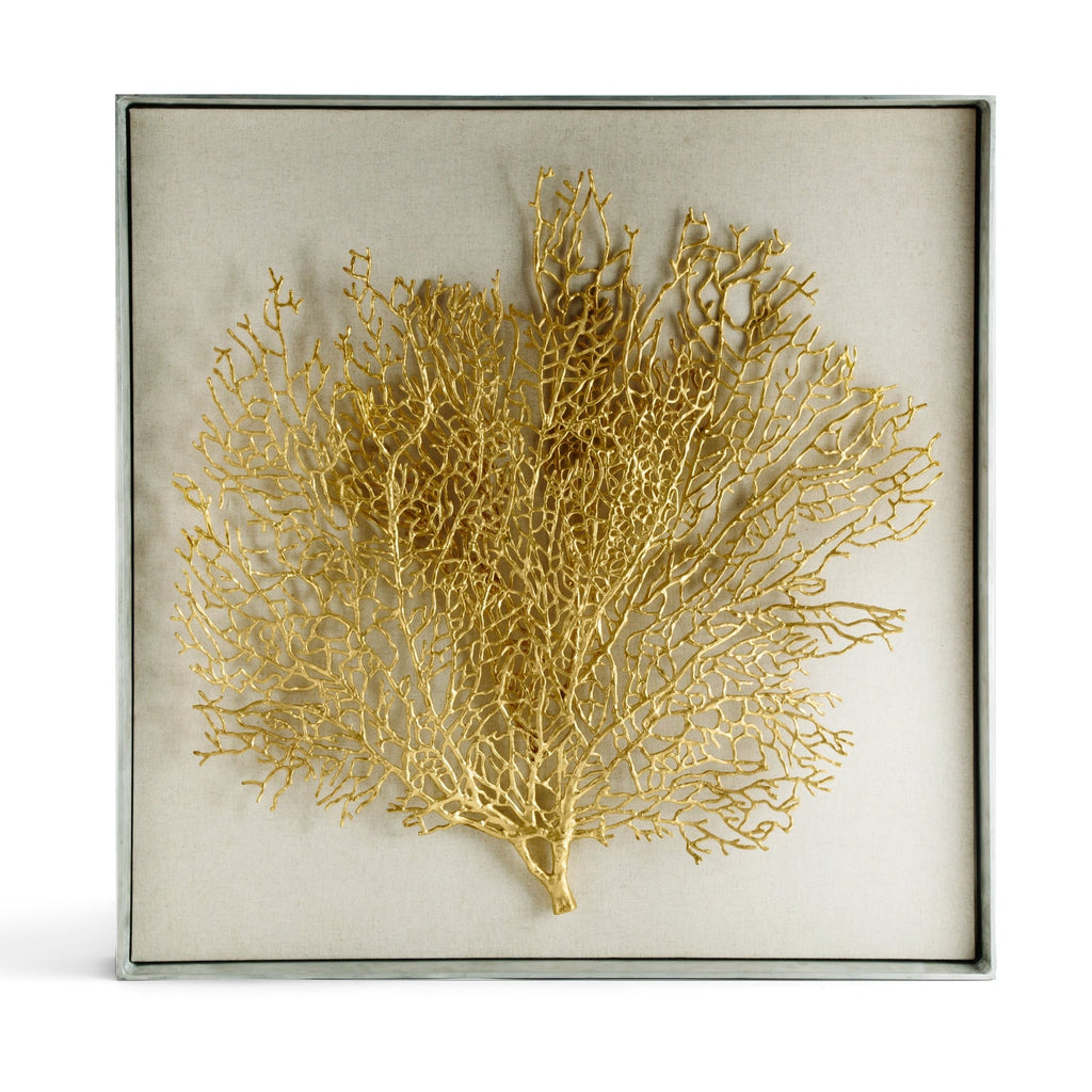 Michael Aram Fan Coral Large Fabric Shadow Box 199267