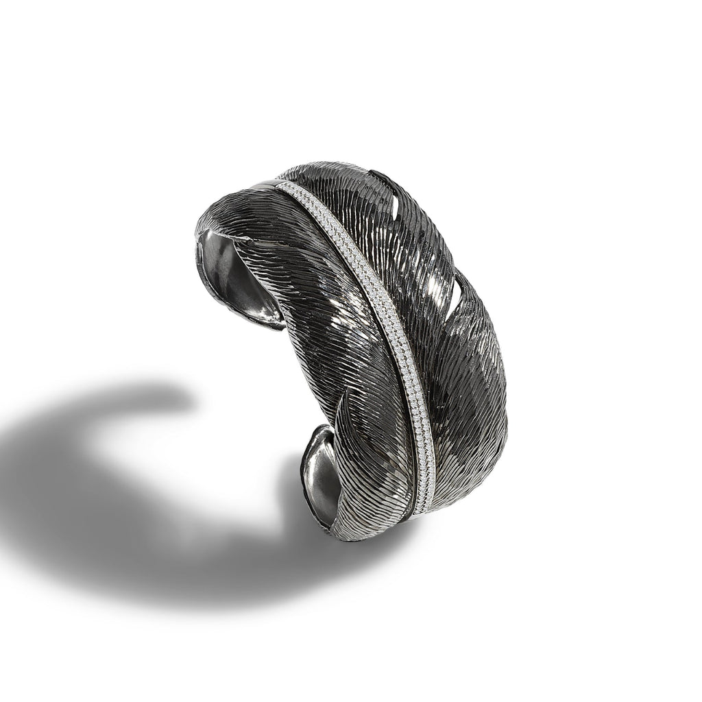 Michael Aram Feather Cuff with Diamonds 523802300DI
