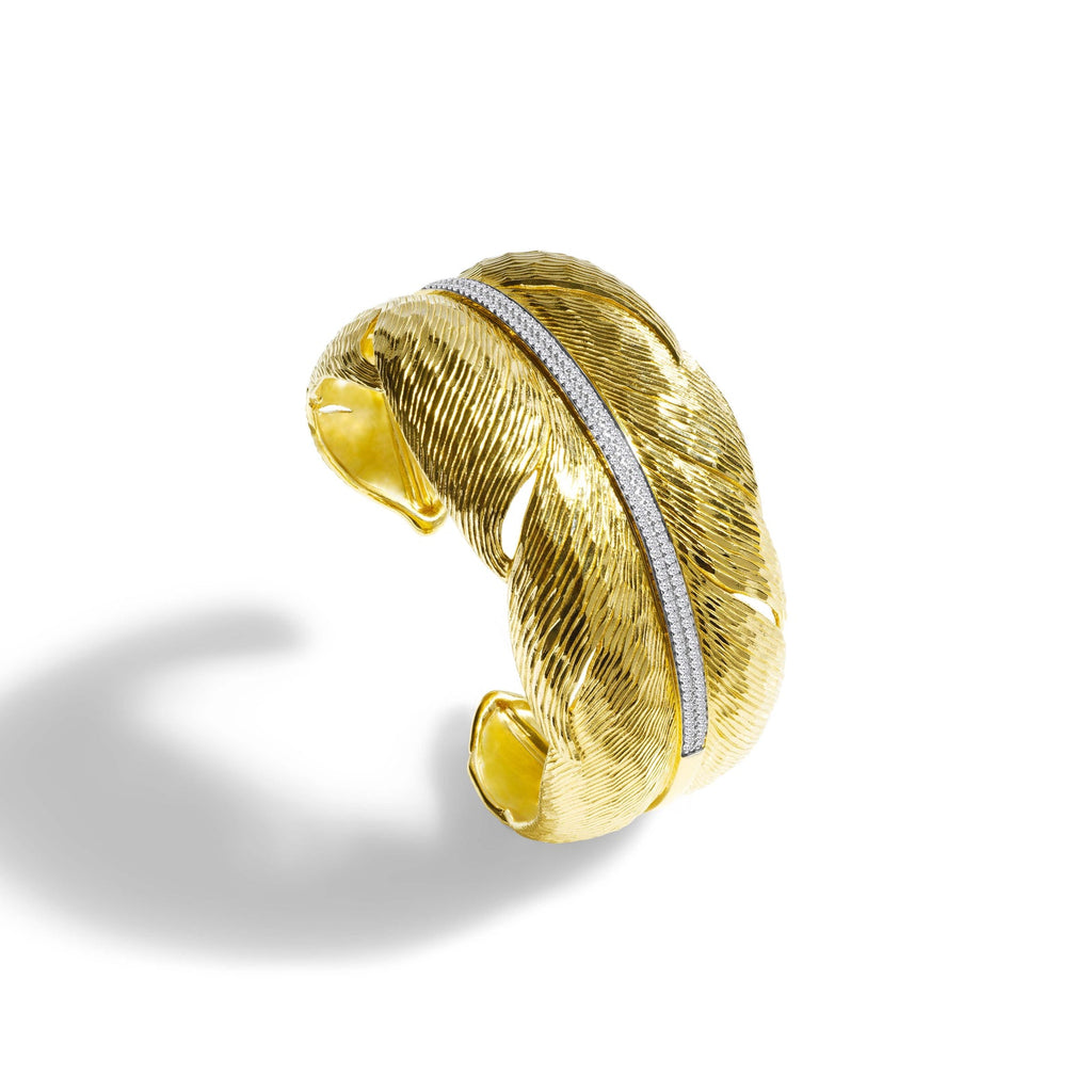 Michael Aram Feather Cuff with Diamonds 521801570DI