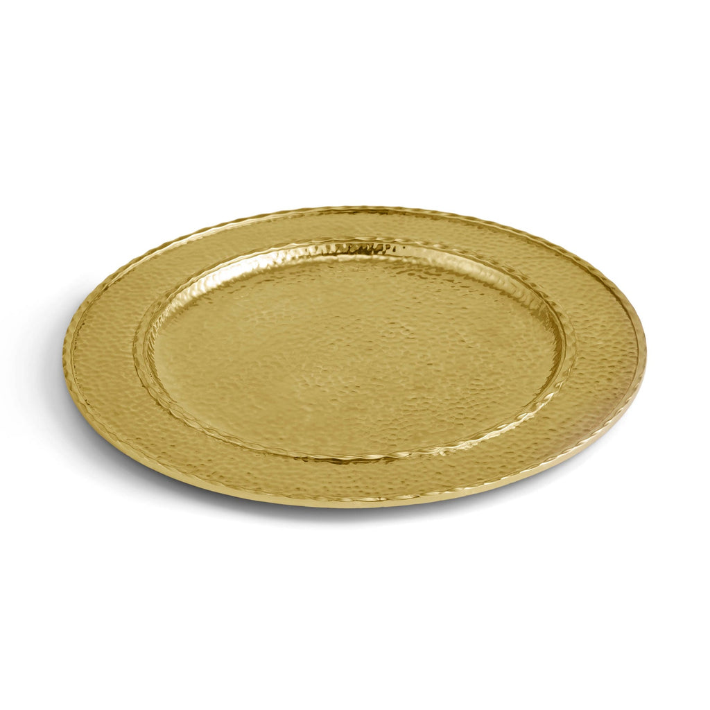 Michael Aram Hammertone Charger Goldtone 175912