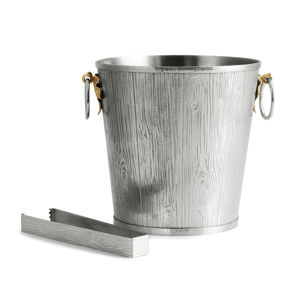 Michael Aram Ivy & Oak Bucket & Tongs 123502