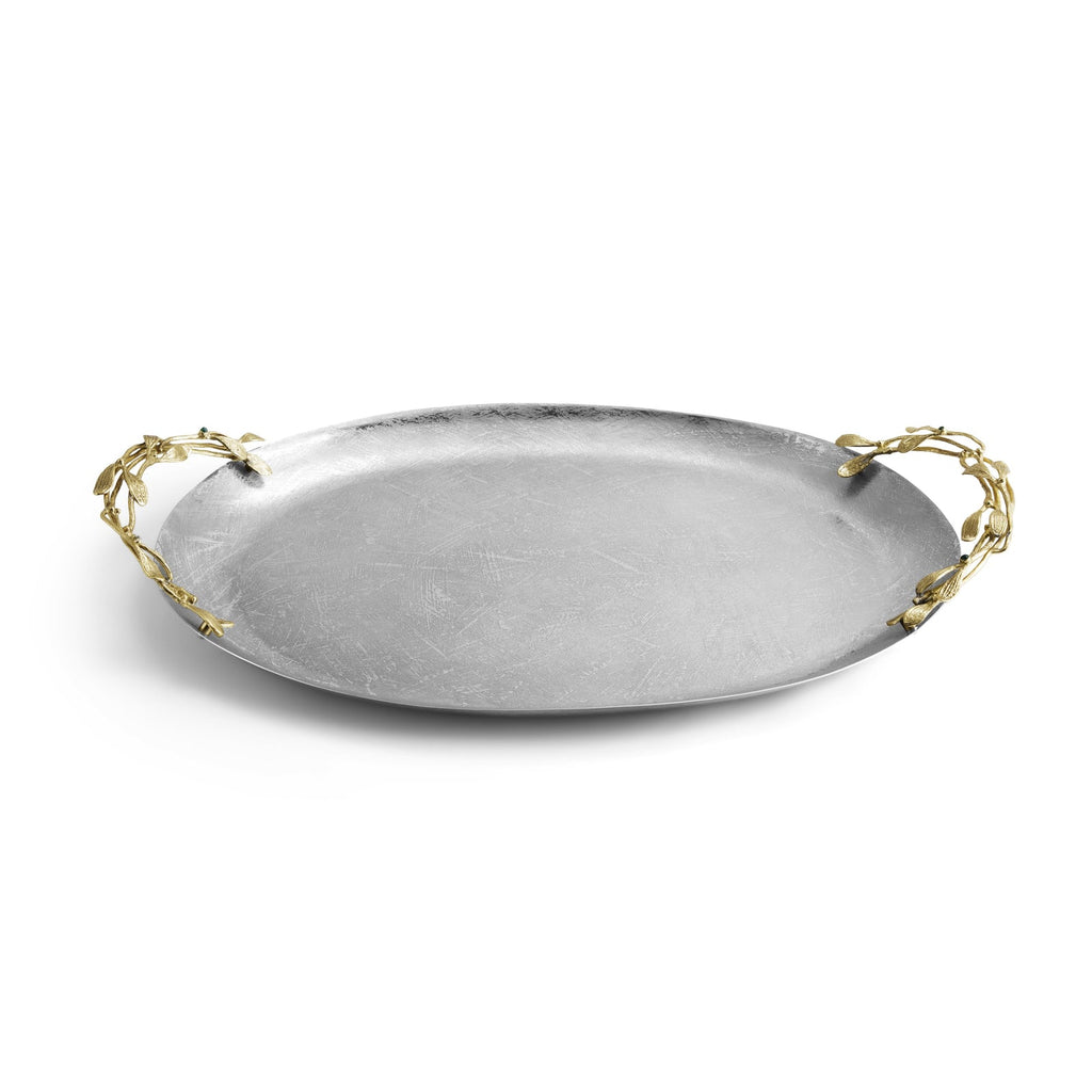 Michael Aram Mistletoe Large Oval Tray 123138