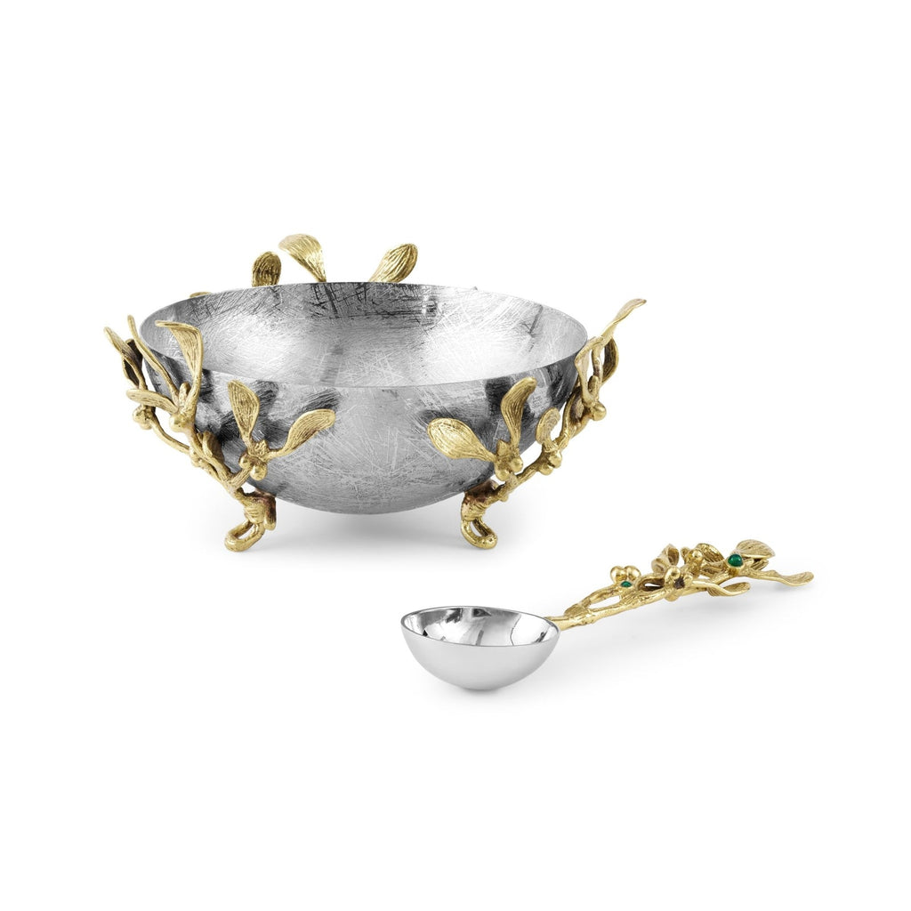 Michael Aram Mistletoe Small Dish & Spoon 123130