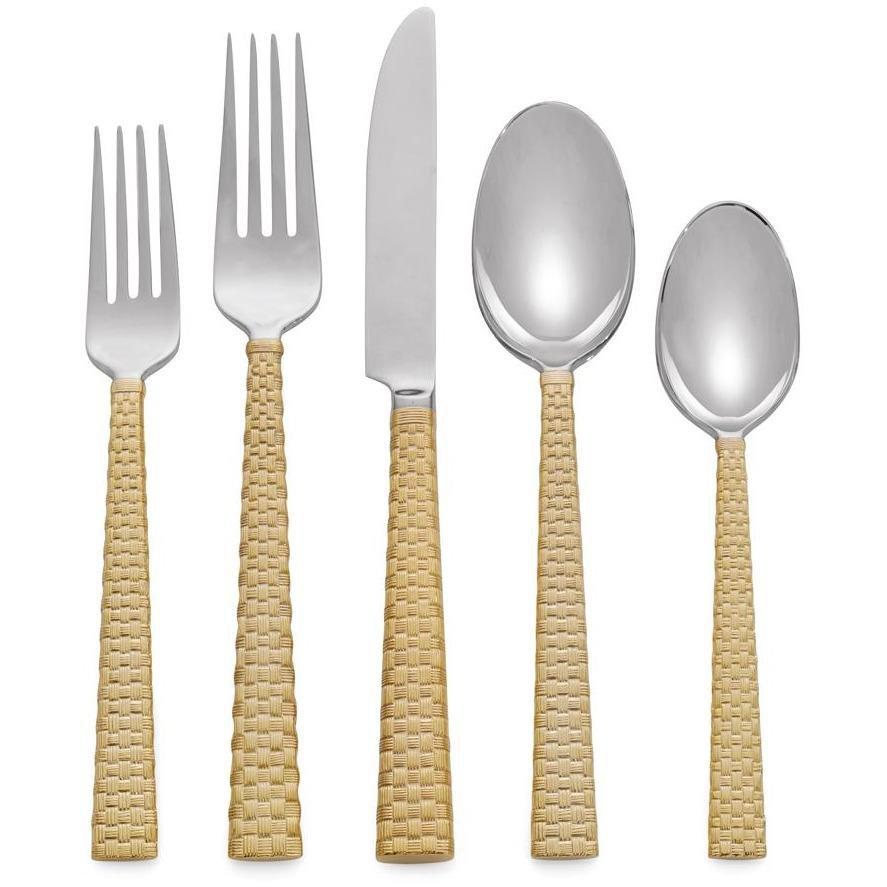 Michael Aram Palm Gold 5-Piece Flatware Set 325109