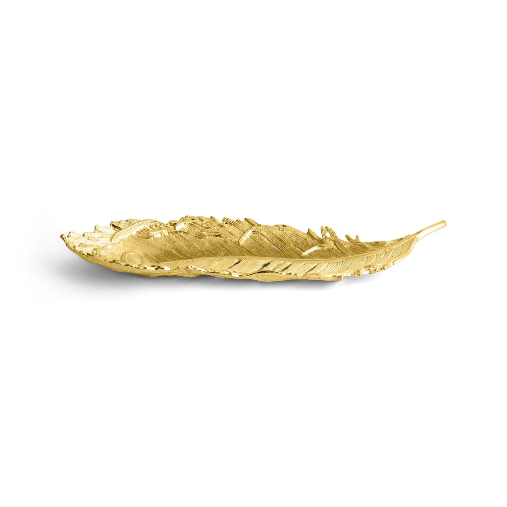 Michael Aram Plume Tray Gold 133320