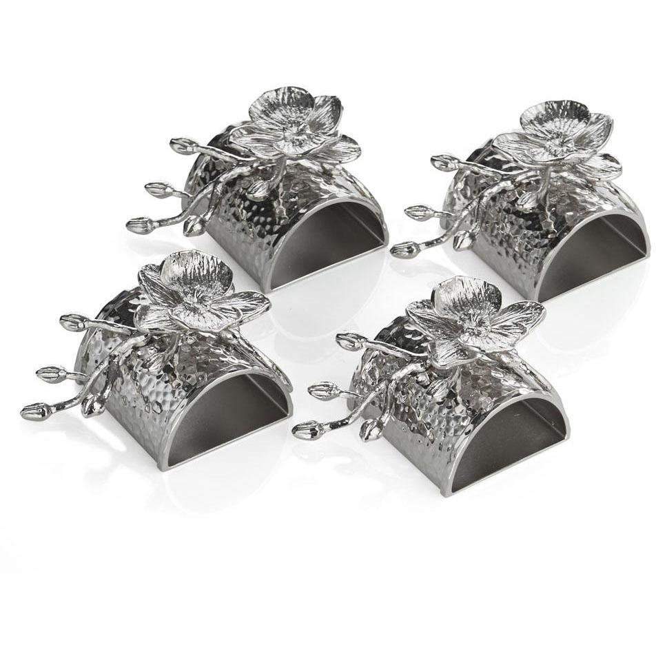 Michael Aram White Orchid Napkin Ring Set 111829