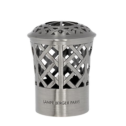 Lampe Berger Open Top Silver Crossilon Vintage Style Diffuser Cap