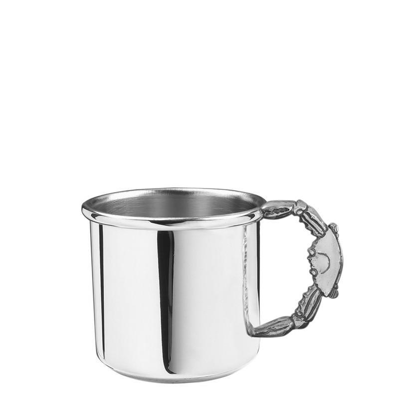 Salisbury Pewter Crab Handle Baby Cup 5 oz SCSE-CR