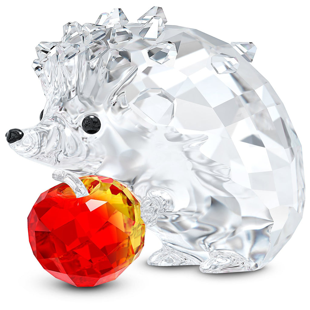 Swarovski Crystal Hedgehog With Apple Figurine 5532203