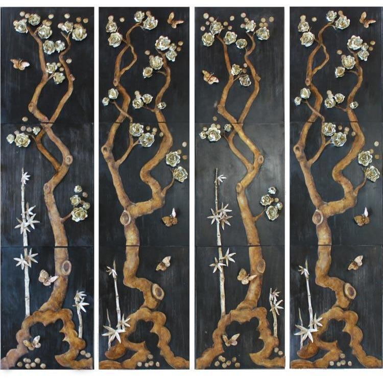 Tommy Mitchell Asian Panel Set Gilded Black