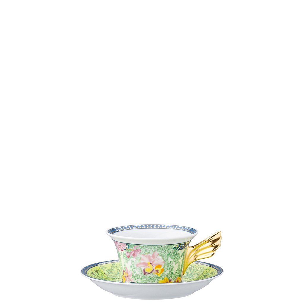 Versace 25 Years D.V. Floralia Tea Cup & Tea Saucer 19300-409981-28599