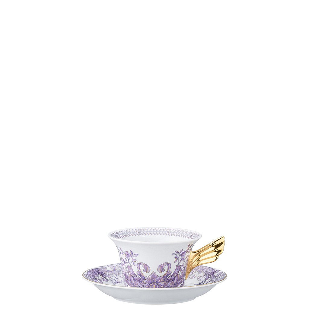 Versace 25 Years Le Grand Divertissement Tea Cup & Tea Saucer 19300-403625-28599