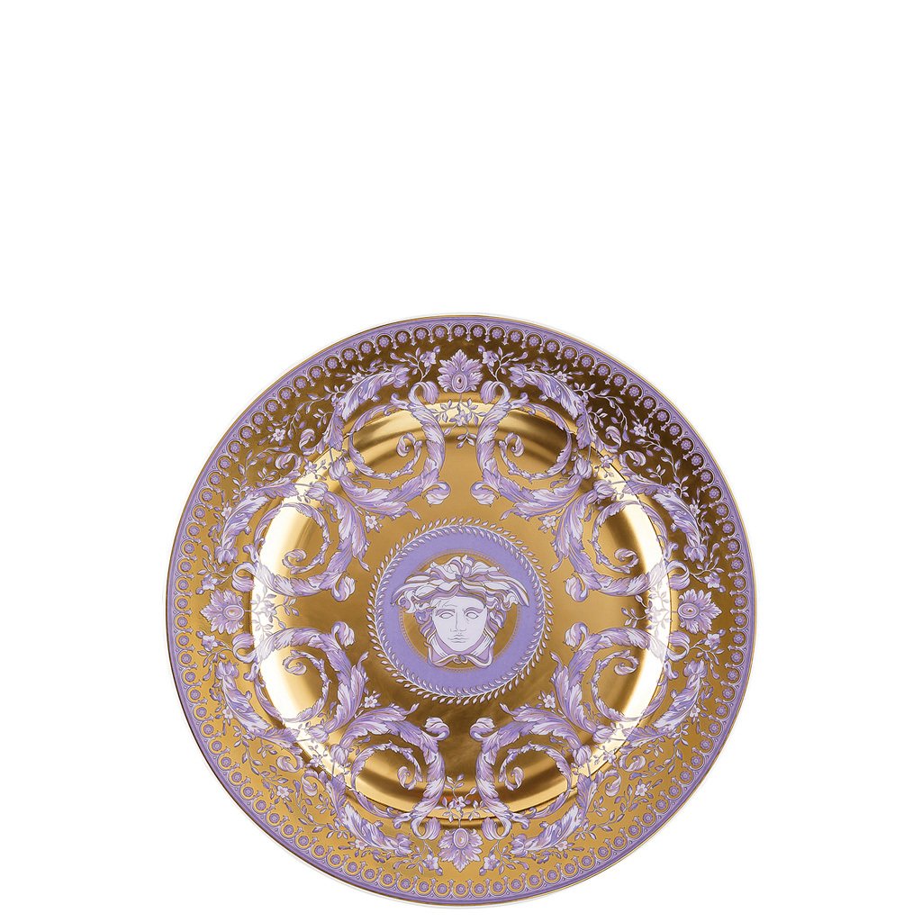 Versace 25 Years Le Grand Divertissement Gold Dessert Plate 8.5 inch 19300-403626-28602