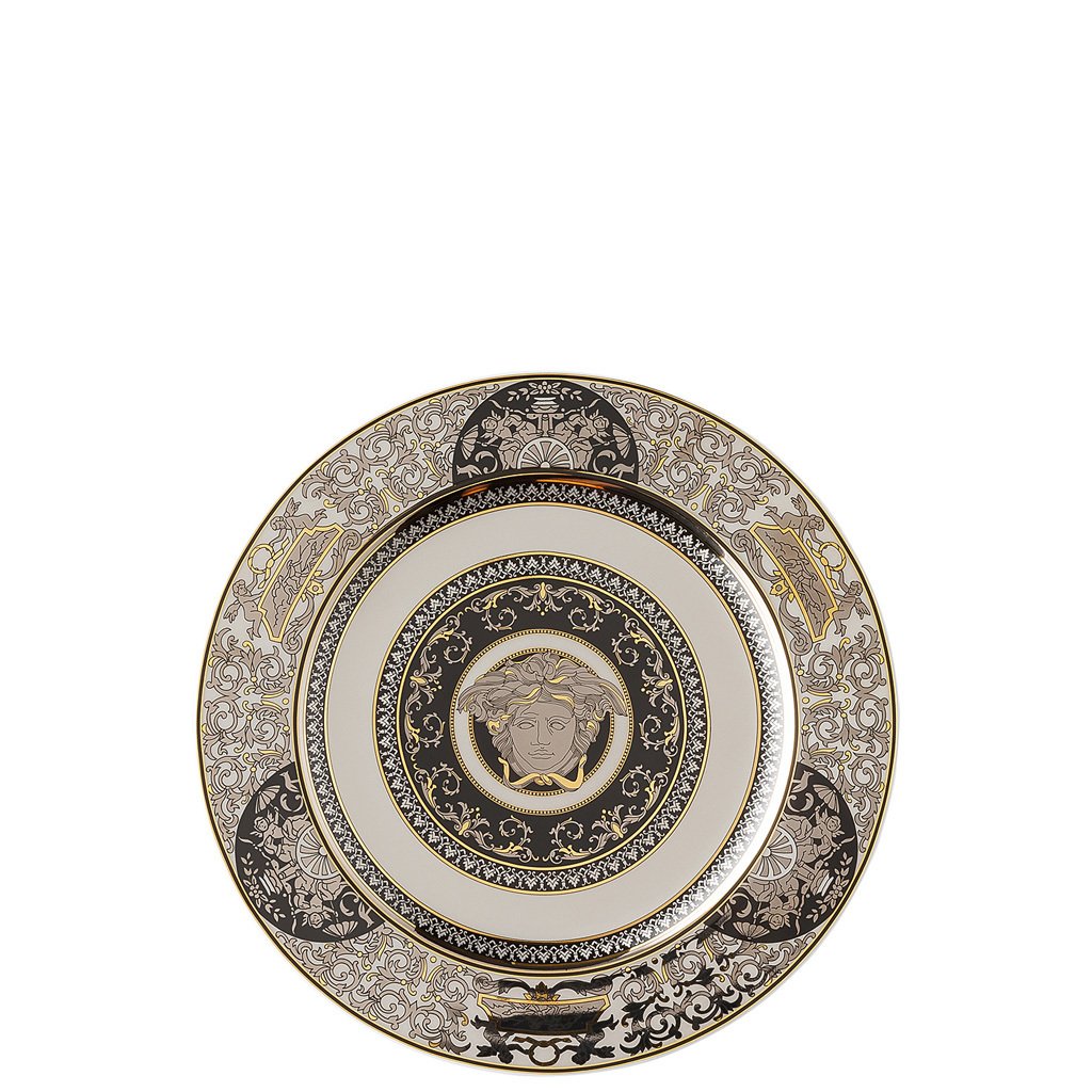 Versace 25 Years Medusa Silver Dessert Plate 8.5 inch 19300-403663-28602